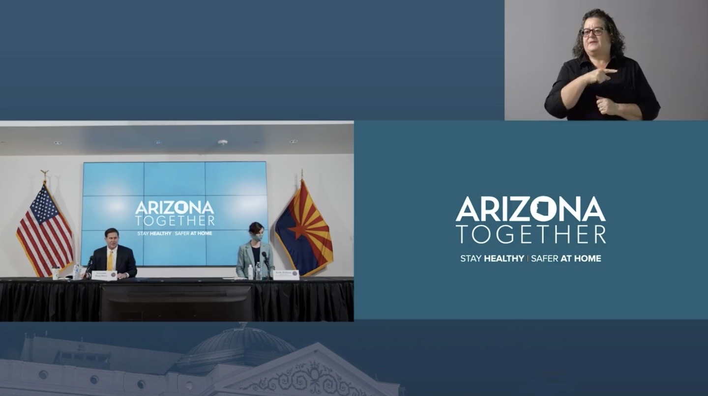 Governor Ducey Superintendent Hoffman ADHS Director Dr Governor Ducey Superintendent Hoffman ADHS Director Dr